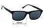 Sunglass Fix Replacement Lenses for Specsavers Saunton Sun Rx - 58mm Wide 