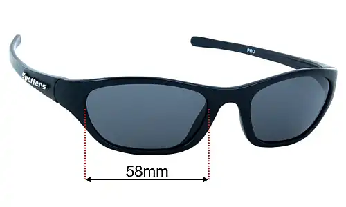 Spotters Pro Replacement Lenses 58mm wide  