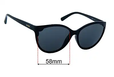 Valentino V607S Lentes de Repuesto 58mm wide 