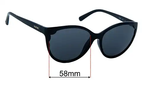 Sunglass Fix Replacement Lenses for Valentino V607S - 58mm Wide Valentino V607S Replacement Lenses 58mm wide
