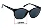 Sunglass Fix Replacement Lenses for Valentino V607S - 58mm Wide 