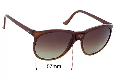 Vuarnet Pouilloux 084 Lentes de Repuesto 57mm wide 