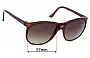Sunglass Fix Ersatzgläser für Vuarnet Pouilloux 084 - 57mm Wide 
