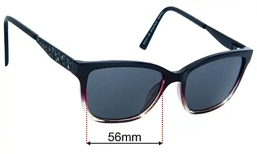 Alex Perry AP Sun Rx 30 Verres de Remplacement 56mm wide 