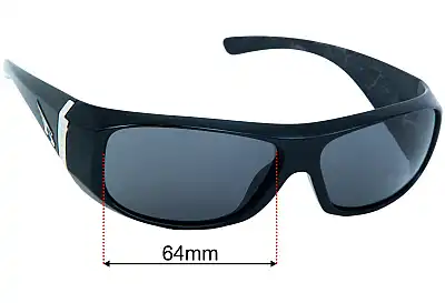 Arnette Bluster AN4116 Replacement Lenses 64mm wide 