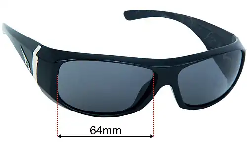 Arnette Bluster AN4116 Replacement Lenses 64mm wide 