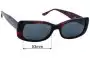 Sunglass Fix Verres de Remplacement pour Bailey Nelson  Tai - 53mm Wide 