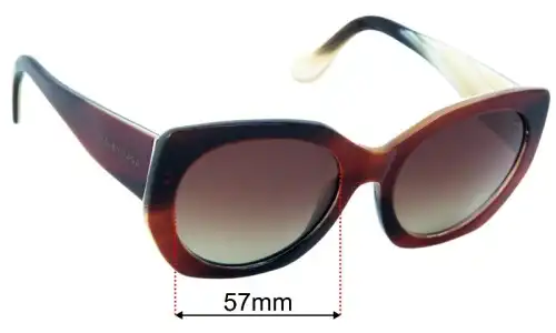 Balenciaga BA 0017 Lentes de Repuesto 57mm wide 