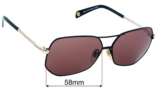 Balmain BL1508S Verres de Remplacement 58mm wide 