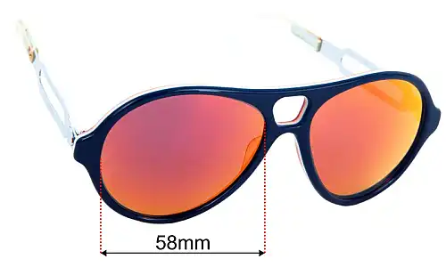 Baruffaldi Italy Replacement Lenses 58mm wide 
