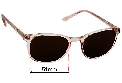 Bill Bass Giselle Replacement Lenses 51mm wide 
