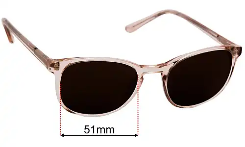 Bill Bass Giselle Replacement Sunglass Lenses - 51mm  