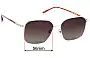 Sunglass Fix Replacement Lenses for Blue Elephant Rossi-S - 56mm Wide 