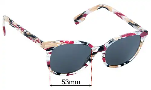 Burberry B 2291 Verres de Remplacement 53mm wide 