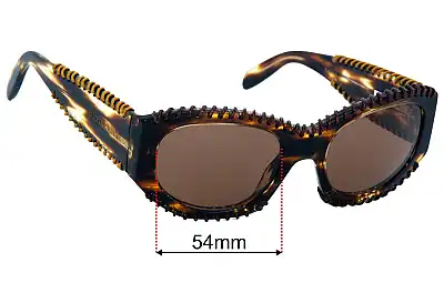 Burberry B 4120-Q Replacement Lenses 58mm wide 
