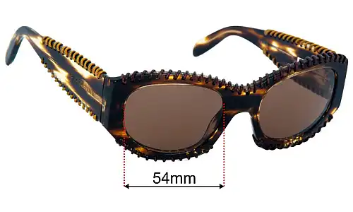 Burberry B 4120-Q Replacement Lenses 58mm wide 