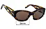 Sunglass Fix Replacement Lenses for Burberry B 4120-Q - 58mm Wide 