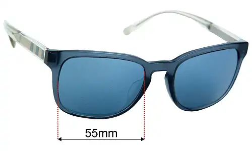Burberry B 4222-F Verres de Remplacement 55mm wide 