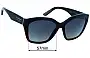 Sunglass Fix Lentes de Repuesto para Burberry B 4261 - 57mm Wide 