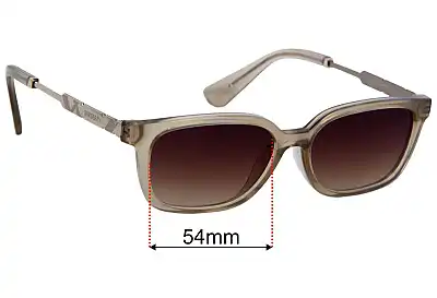 Burberry B 4481-D Replacement Lenses 54mm wide 