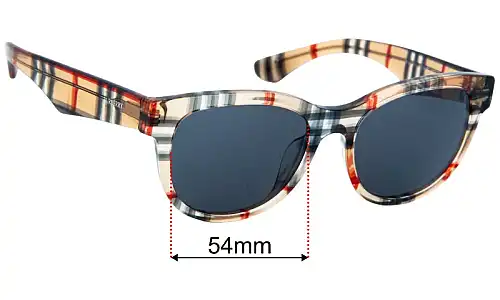 Burberry B 4432-U Replacement Lenses 54mm wide 