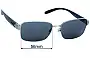 Bvlgari BV 1113 Lentes de Repuesto 56mm wide 