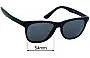 Sunglass Fix Replacement Lenses for Cancer Council Mollymook - 54mm Wide 