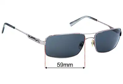 Carrera Cruise/U/S Replacement Lenses 59mm wide 