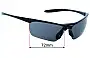 Sunglass Fix Replacement Lenses for Cebe Modele Depose - 72mm Wide 