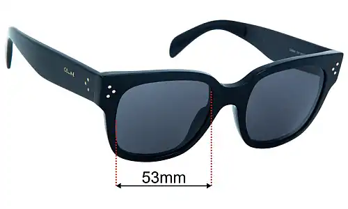 Celine CL 50066I Replacement Lenses 53mm wide 