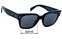 Sunglass Fix Replacement Lenses for Celine CL 50066I - 53mm Wide 