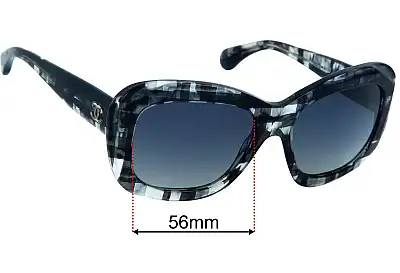 Chanel 5324 Replacement Lenses 56mm wide 
