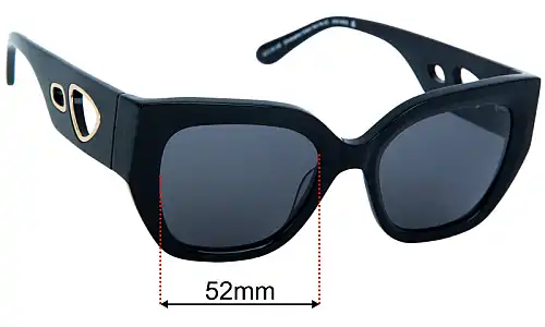 Christopher Esber Sun Rx 02 Verres de Remplacement 52mm wide 
