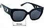 Sunglass Fix Verres de Remplacement pour Christopher Esber Sun Rx 02 - 52mm Wide 