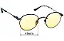 Sunglass Fix Replacement Lenses for Chrome Hearts Bubba - A - 49mm Wide 