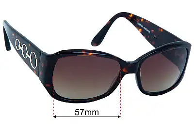 Oroton  Drift Away Replacement Lenses 57mm wide 