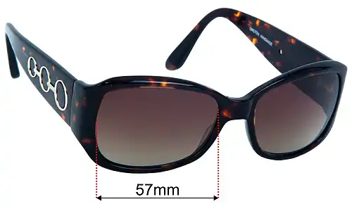 Oroton  Drift Away Replacement Lenses 57mm wide 