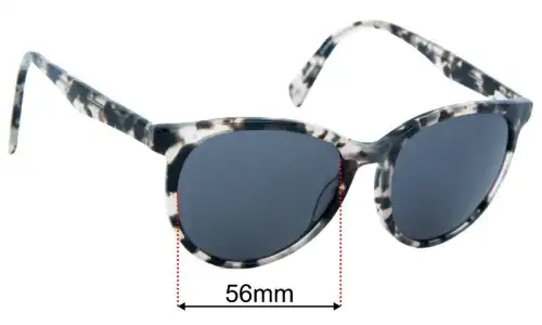 Country Road CR Sun Rx 29 Replacement Lenses 56mm wide 