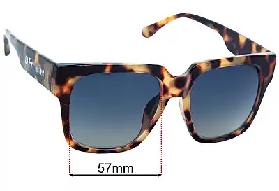 D.Franklin Dunar Replacement Lenses 57mm wide 