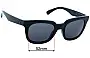 Sunglass Fix Replacement Lenses for D'Blanc Midnite Radio - 52mm Wide 