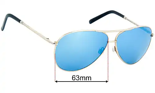 Del Sol Solize Replacement Lenses 63mm wide 