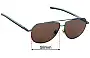 Sunglass Fix Verres de Remplacement pour Ducati DA7022 - 58mm Wide 