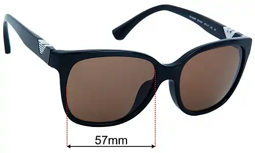 Emporio Armani EA4038/F Replacement Lenses 57mm wide 