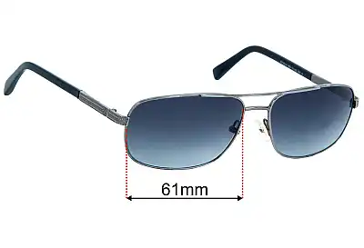 Ermenegildo Zegna EZ 0012 Replacement Lenses 61mm wide 