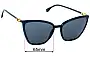 Sunglass Fix Replacement Lenses for Fendi FF 0433/G/S - 65mm Wide 