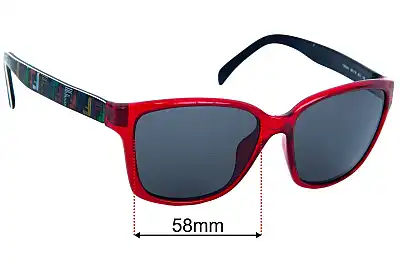 Fendi FS 5285 Replacement Lenses 58mm wide 