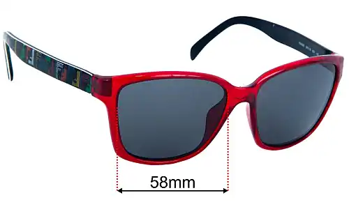 Fendi FS 5285 Replacement Lenses 58mm wide 