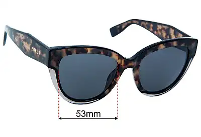 Furla SFU779V Replacement Lenses 53mm wide 