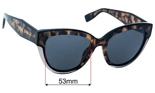 Furla SFU779V Replacement Lenses 53mm wide 