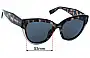 Sunglass Fix Replacement Lenses for Furla SFU779V - 53mm Wide 